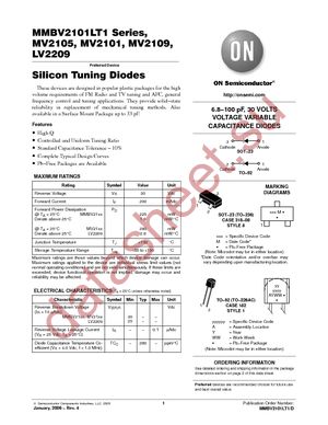 MV2109 datasheet  